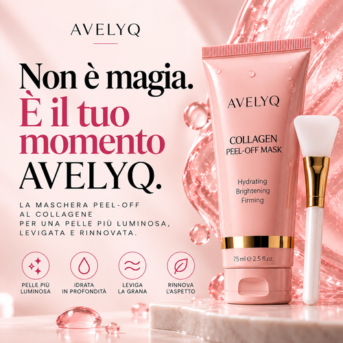 Maschera peel-off al collagene